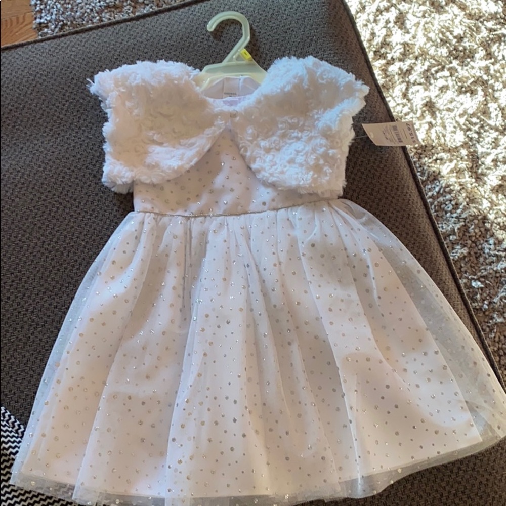 George brand. Size 3T white dress with mini vest.